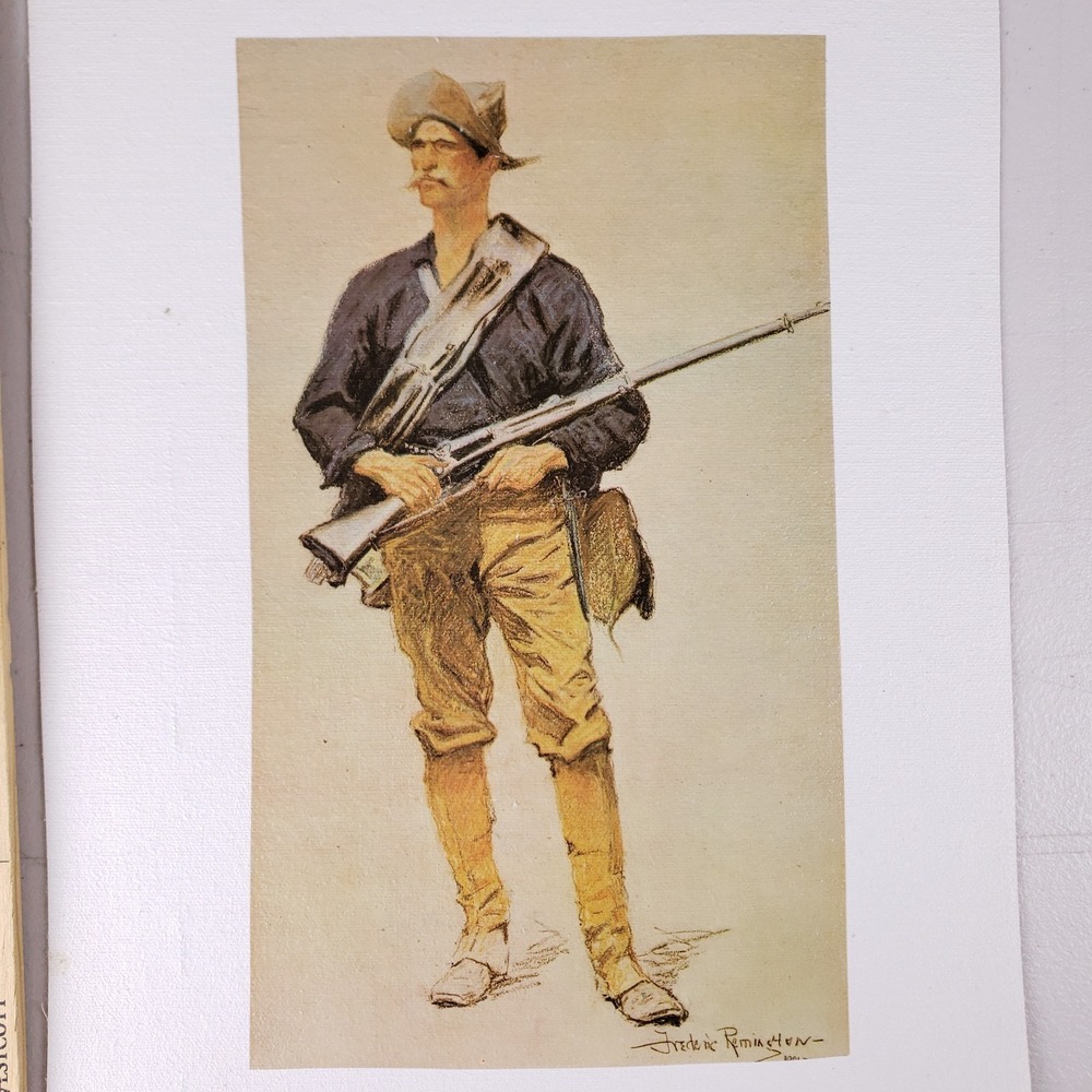 Frederic Remington Soldier Canvas Art Print 11x15 Tan